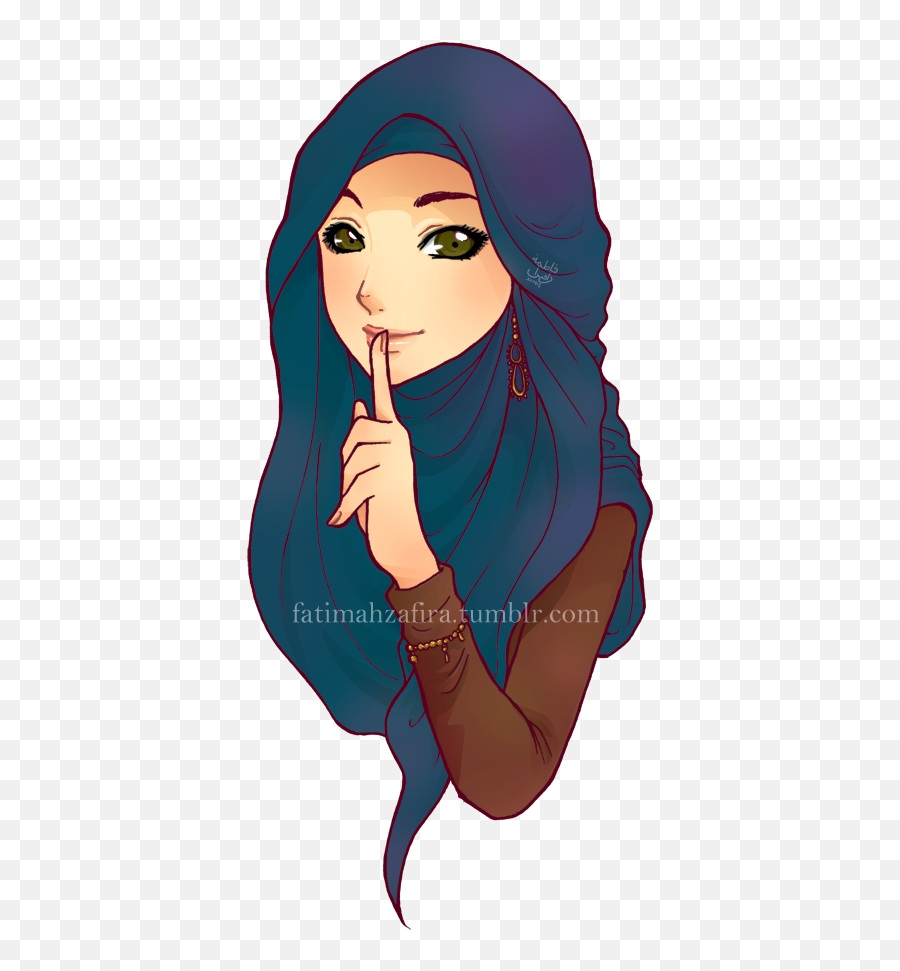 Beautiful Fashion Girl Hijab - Fashion Girl Style Hijab Png,Cartoon Woman Png