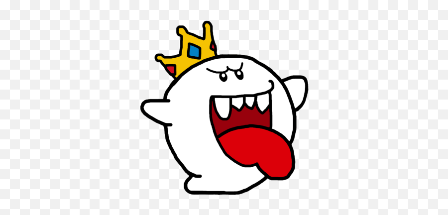 Paper Shin A - King Boo 2d Png,King Boo Png