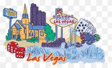 Fabulous Las Vegas Sign Png Download - Strip Cartoon