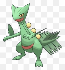Barelysuper Pokedex - Mega Sceptile Sprite Gif Png,Sceptile Png