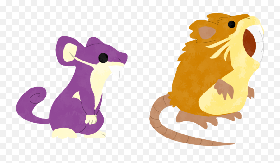 Pokemon 019 - Animal Figure Png,Rattata Png