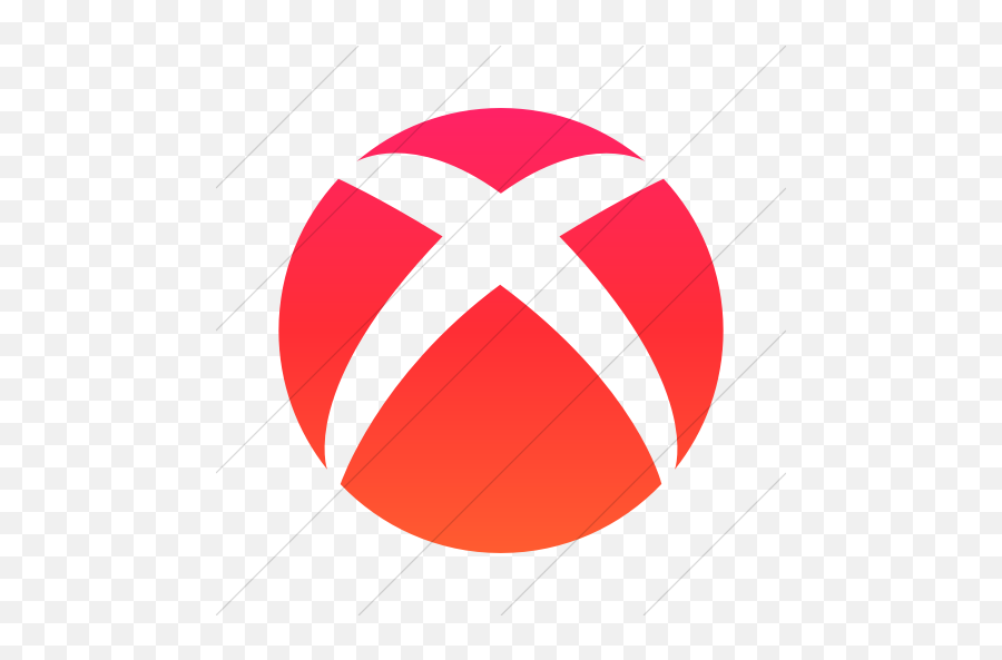 Iconsetc Simple Ios Orange Gradient - Xbox Logo Svg Png,Xbox Logo Transparent