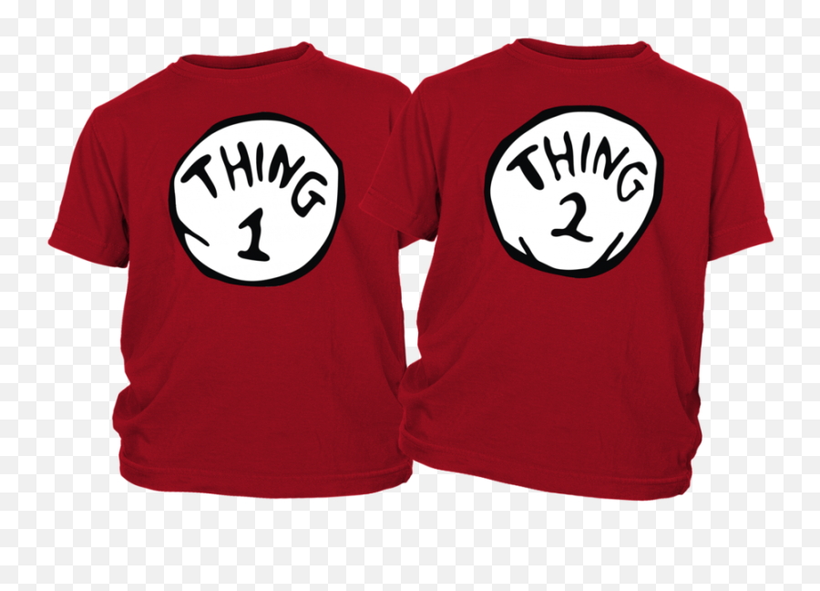 Thing 1 And 2 Combo - Unisex Png,Thing 1 And Thing 2 Png