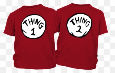 Thing 1 And 2 Combo - Unisex Png,Thing 1 And Thing 2 Png