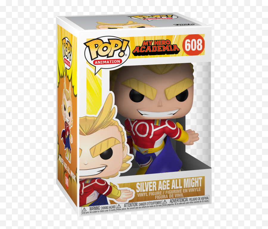 My Hero Academia - All Might Silver Age Funko Png,All Might Transparent