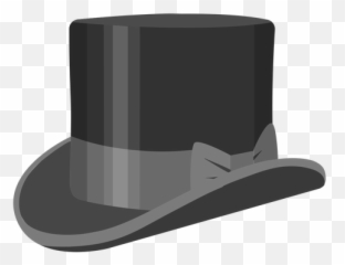 Top Hat Bow Illustration - Sombrero De Copa Animado png