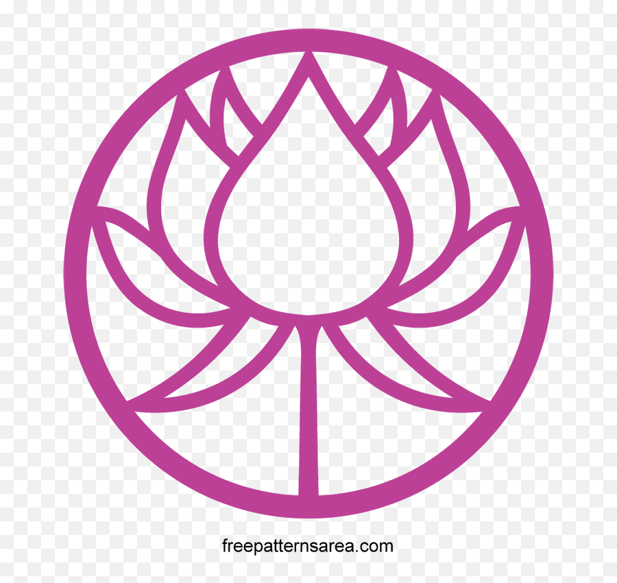 Lotas Svg - Flower Inside Circle Logo Png,Lotus Flower Icon