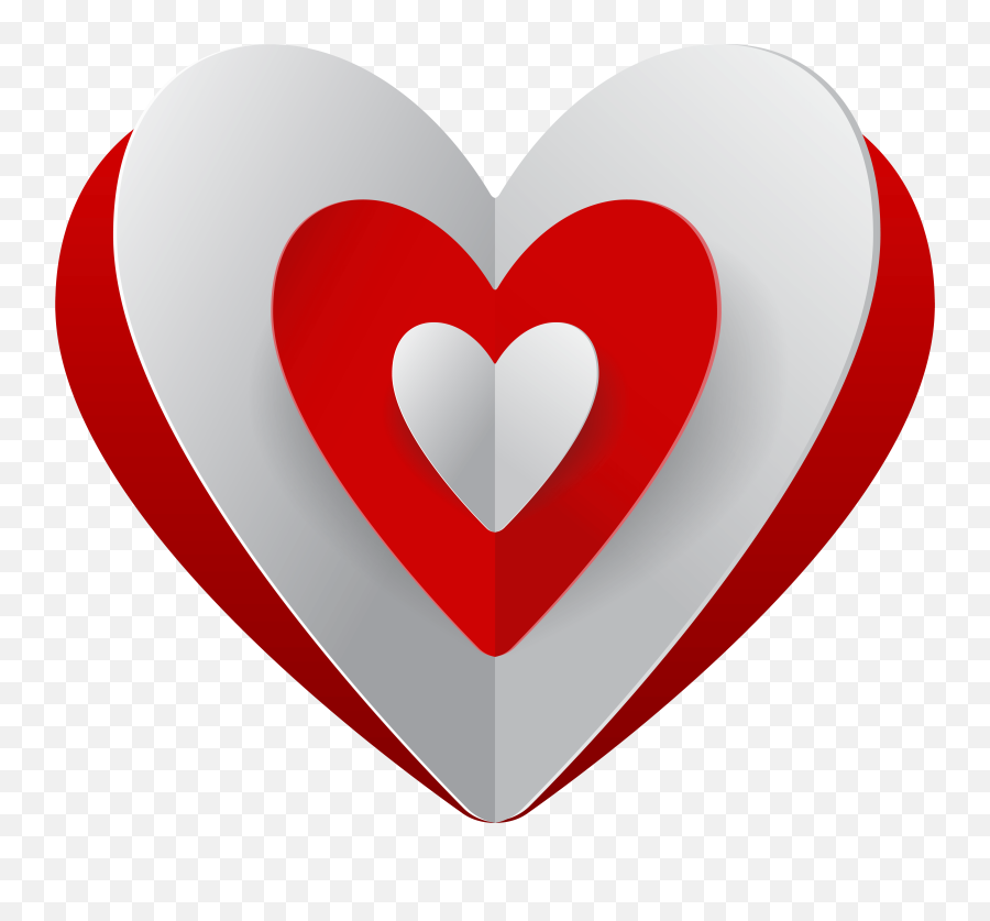 Heart Png Free Images Download - White Heart And Red Heart,Red Heart Png