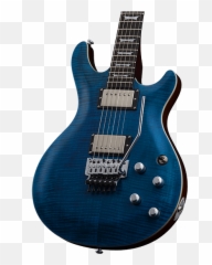 Dean Icon Flame Top Floyd Electric Guitar - Trans Blue Satin Solid png