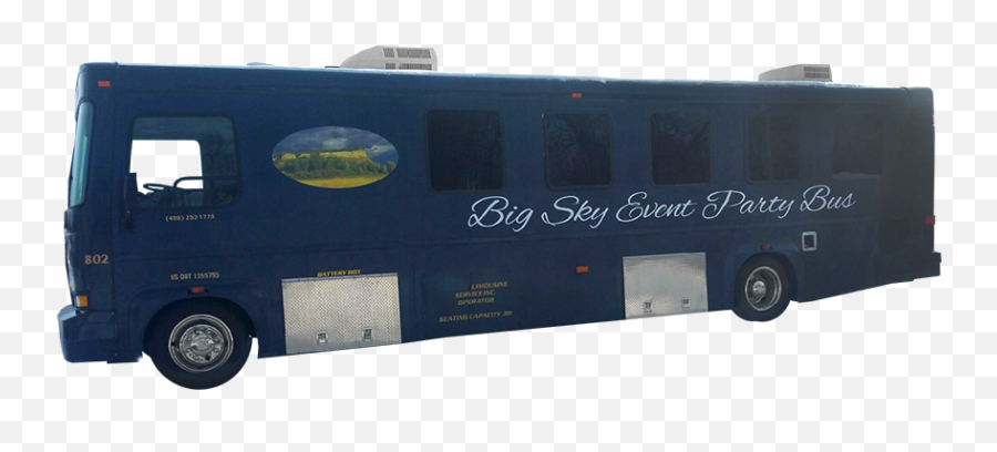 Big Sky Event Party Bus - Commercial Vehicle Png,Party Bus Icon