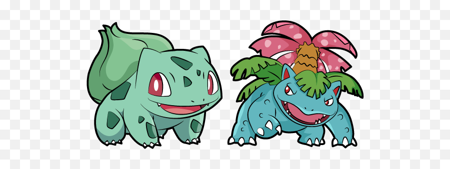 Pokemon Bulbasaur And Venusaur Cursor - De Pokémon Png,Venusaur Png