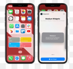 Ios 14 How To Create Custom Iphone Home Screen Widgets - Iphone Xr Blue Apps png
