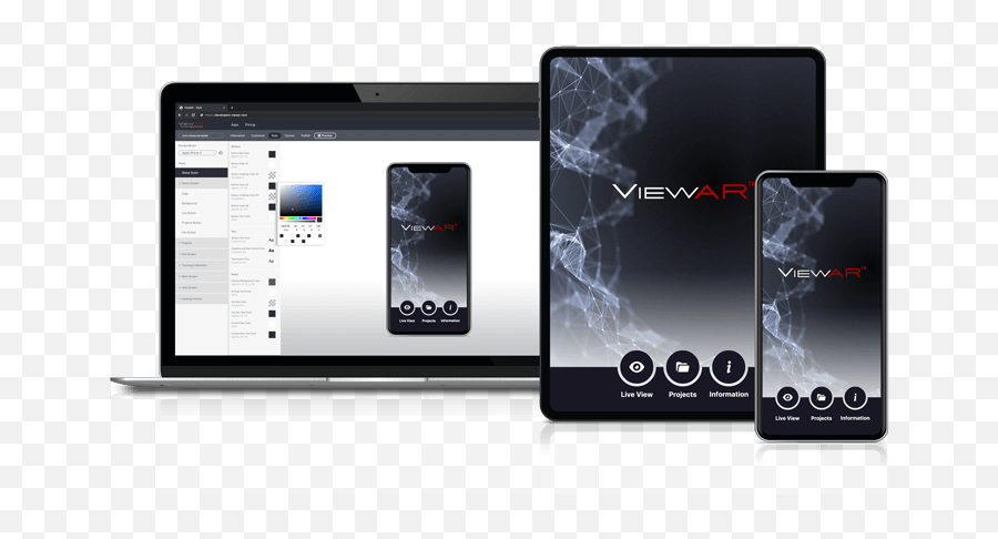 Viewar All - Inone Ar System Create Manage Test And Ar Applications Interface Png,Ios Icon Template Ai