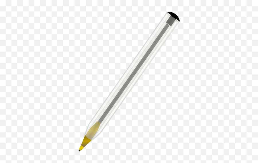 Black Ballpoint Pen Clip Art - Vector Clip Art Steel Armored Fiber Optic Cable Png,Pen Clipart Png