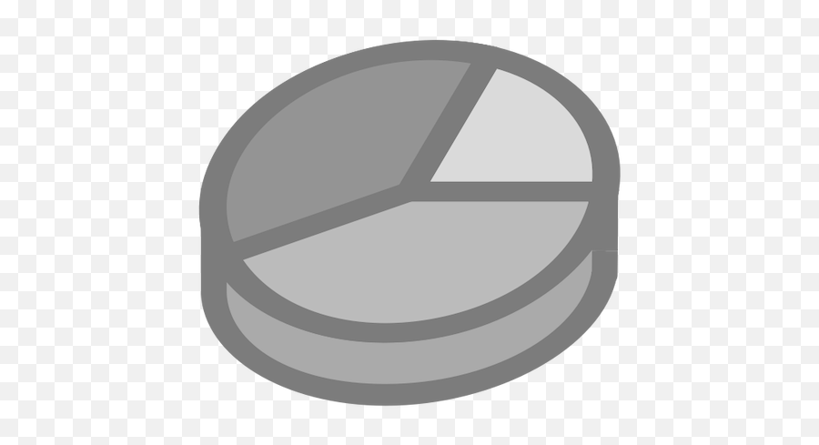 3d Pie Chart Icon Public Domain Vectors - Graficas De Circular Blanco Y Negro Png,Grpah Icon Circle