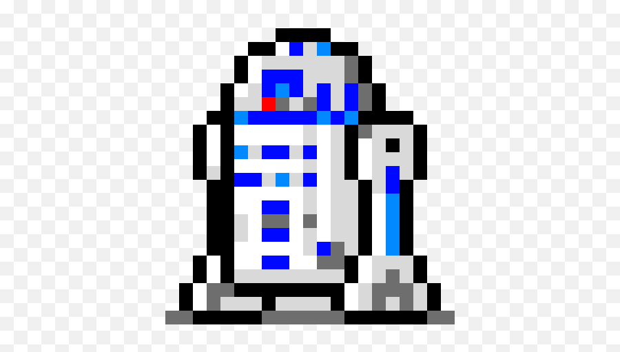 R2d2 Big Pixel Art Maker - Robot Sprite Pixel Art Png,R2d2 Icon