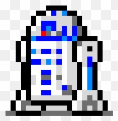 R2d2 Big Pixel Art Maker - Robot Sprite png