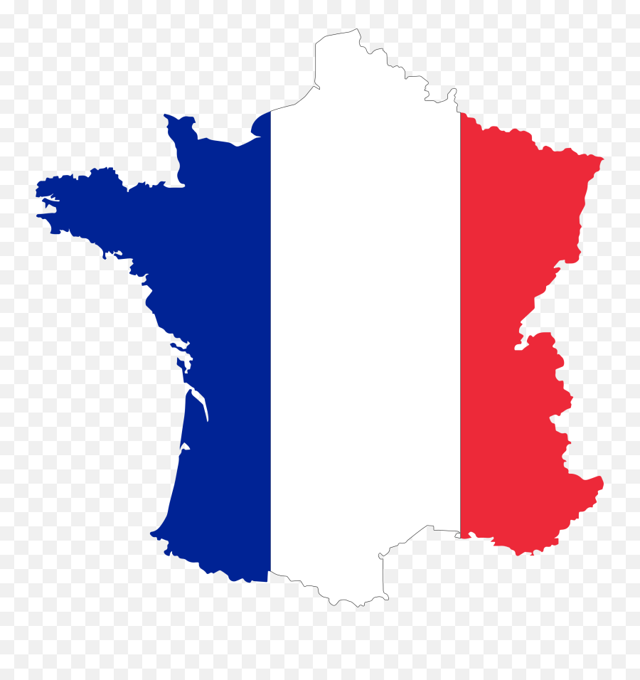France Borders Country Flag Map - France Flag Map Png,French Flag Png
