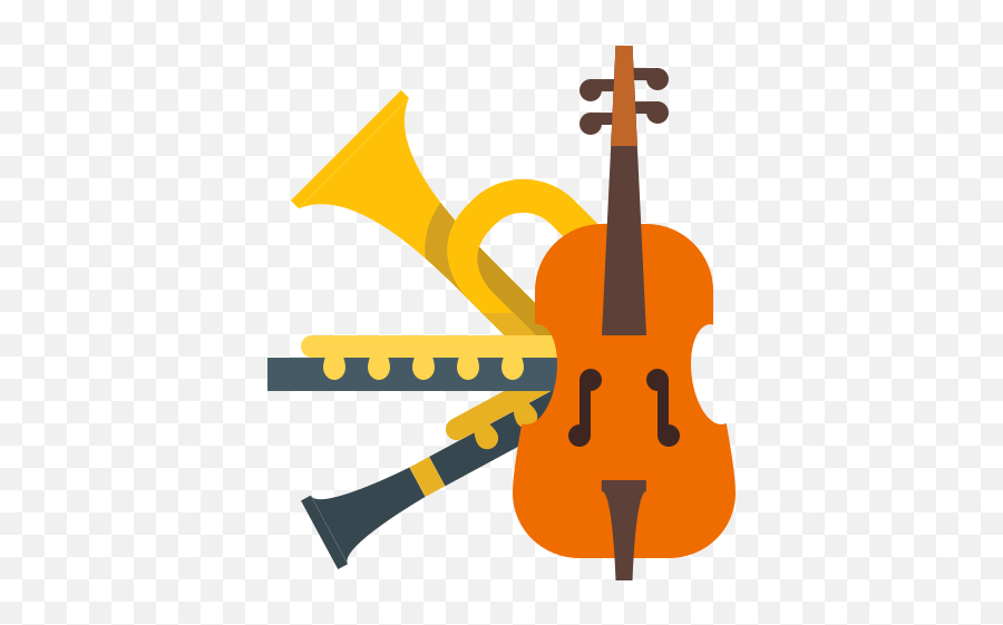 Orchestra Icon In Color Style Png Viola