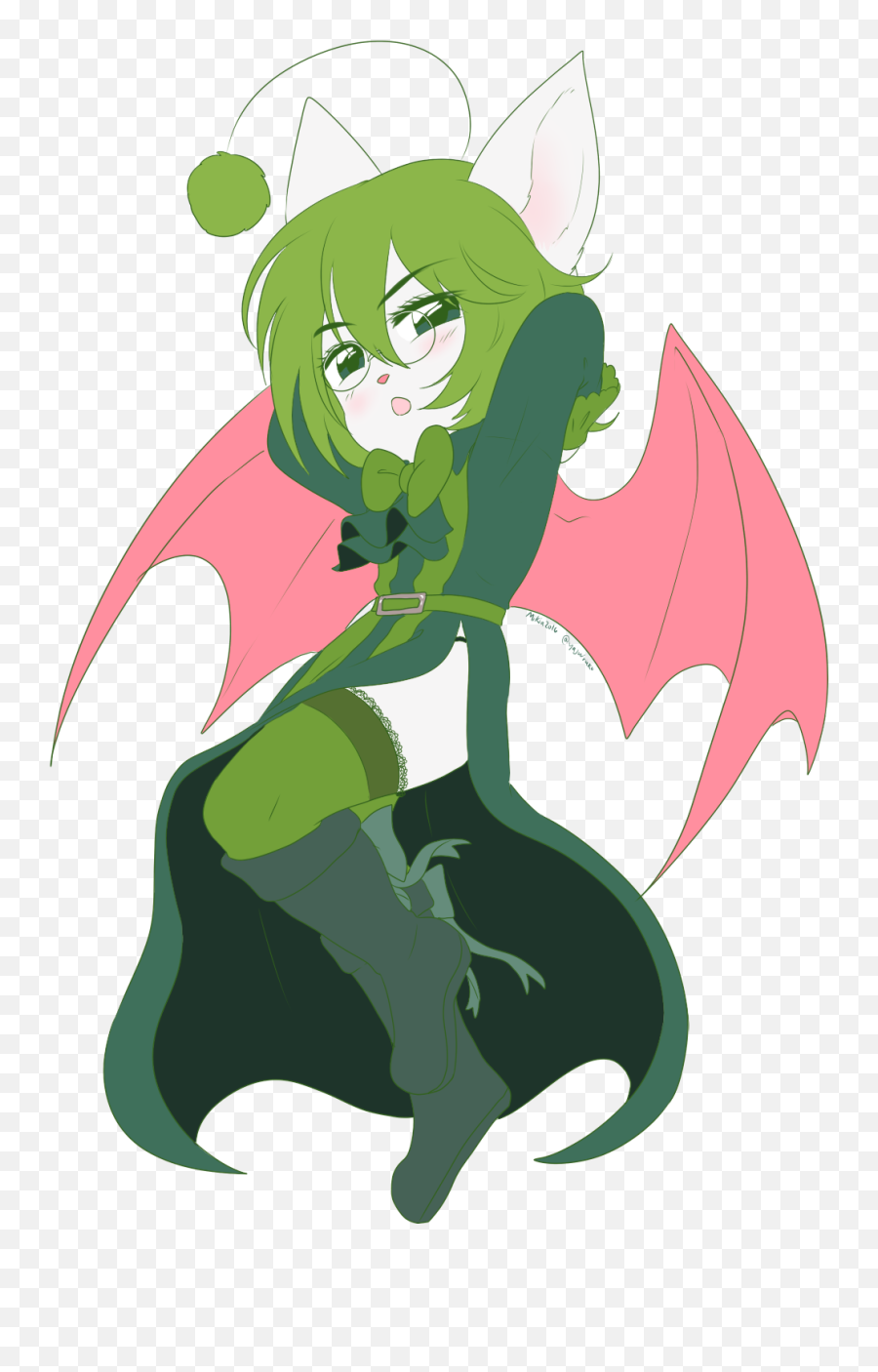Elegant By Yajuuoh U2014 Weasyl - Cartoon Png,Moogle Png