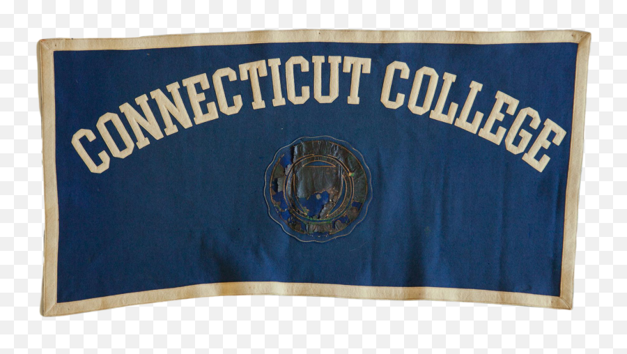 Vintage Connecticut College Felt Banner - Seven Eight Life Png,Vintage Banner Png