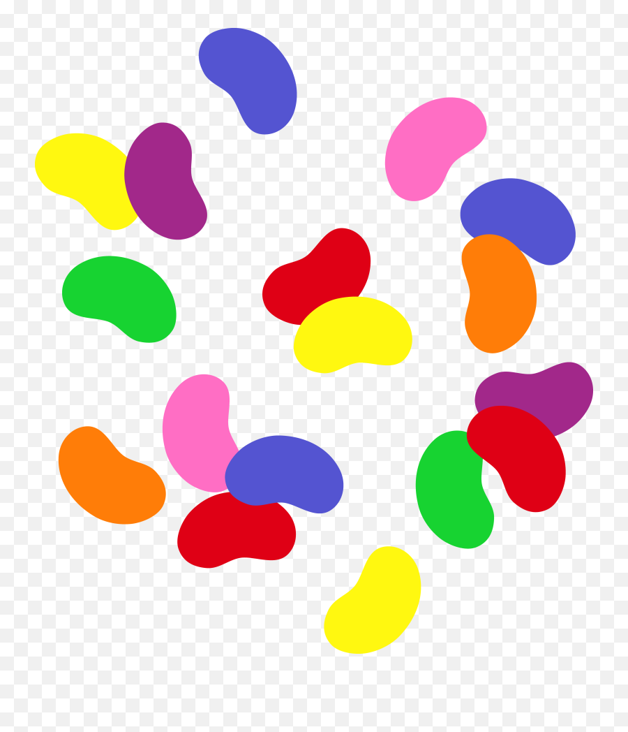 Png Jelly Bean Free Clipart - Jelly Bean Jar Probability,Jelly Bean Png