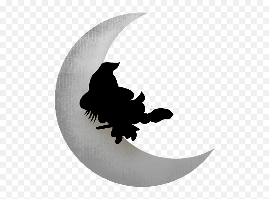 Baby Witches Cartoon Clip Art Images - Cartoon Moon Cute Halloween Png,Witch Transparent Background