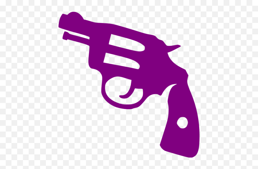 Purple Gun 2 Icon - Free Purple Gun Icons Purple Gun Png,Revolver Png