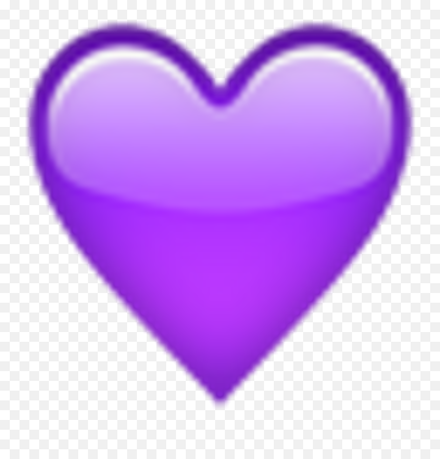 Lila Purple Emoji Apple Freetoedit - Purple Heart Emoji Transparent Png,Heart Emojis Png