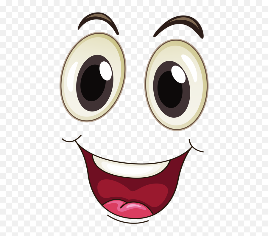 Eye Mouth Cartoon Face Clip Art - Cartoon Eyes Nose And Mouth Png,Face Transparent