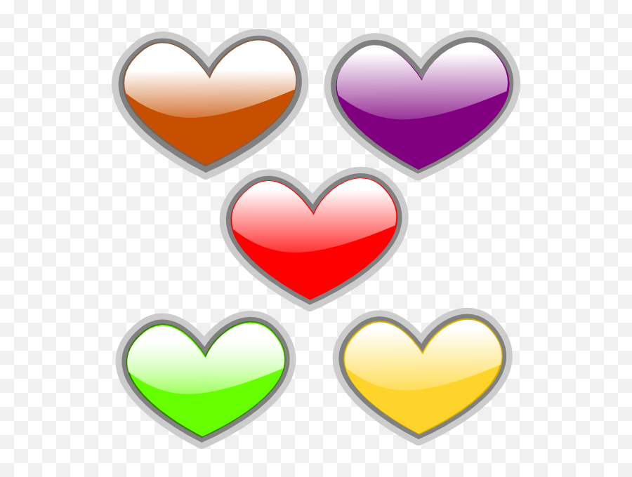 Heart Clipart Colored - Neon Green Heart Queen Hearts Color Png,Neon Heart Png