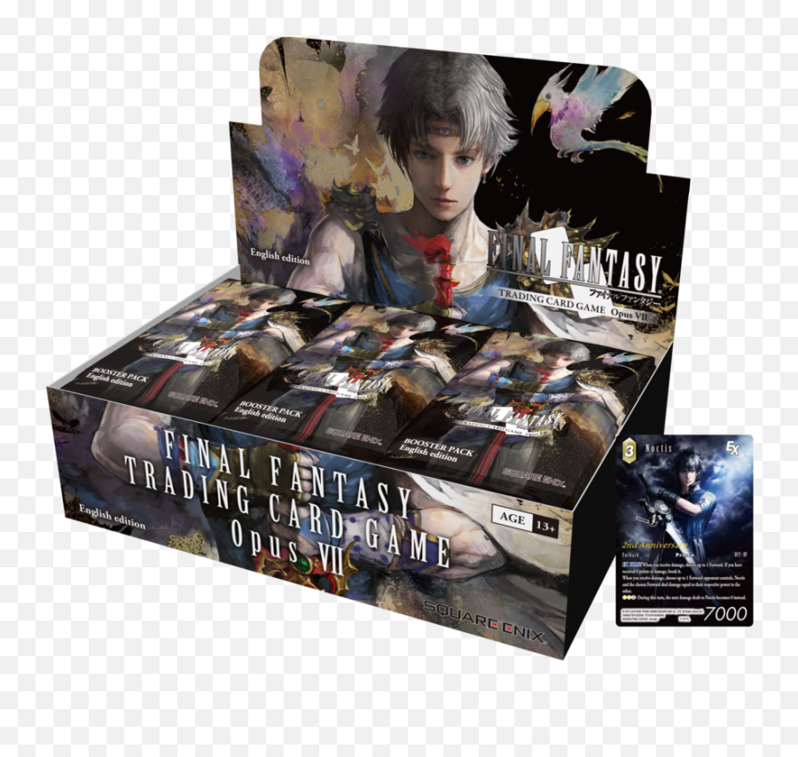 Opus Vii Booster Box - Includes Noctis Promo Final Fantasy Opus 7 Png,Noctis Png