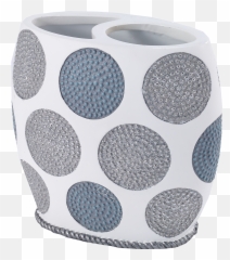 Download Hd White - Polka Dot Transparent Png Image Toothbrush,White Polka Dots Png