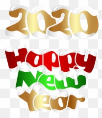 2020 Happy New Year Png Clip Art Image