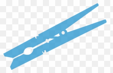 Blue Clothespin Transparent Png Image - Baby Blue Clothespin Clipart,Clothespin Png