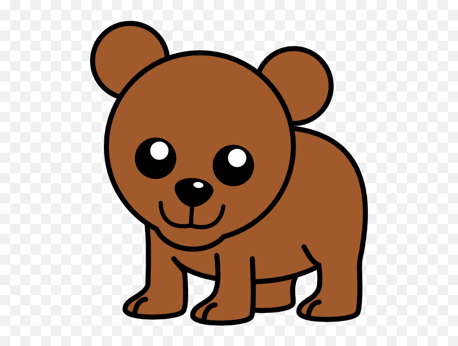 Cartoon Bear - Draw A Cartoon Grizzly Bear Png,Cartoon Bear Png