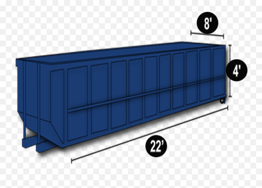 20 Yard Dumpster Rental Detroit - Horizontal Png,Dumpster Png