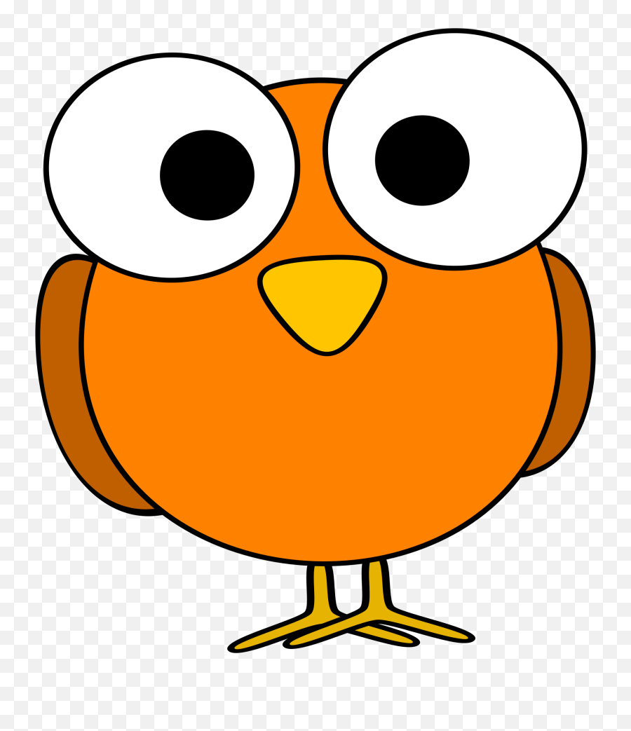 Free Clipart - 1001freedownloadscom Orange Bird Clipart Png,Googly Eyes Transparent Background