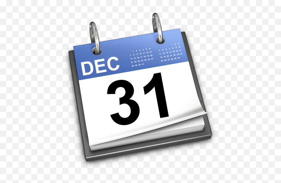 December 31 - Ical Icon Png,December Png