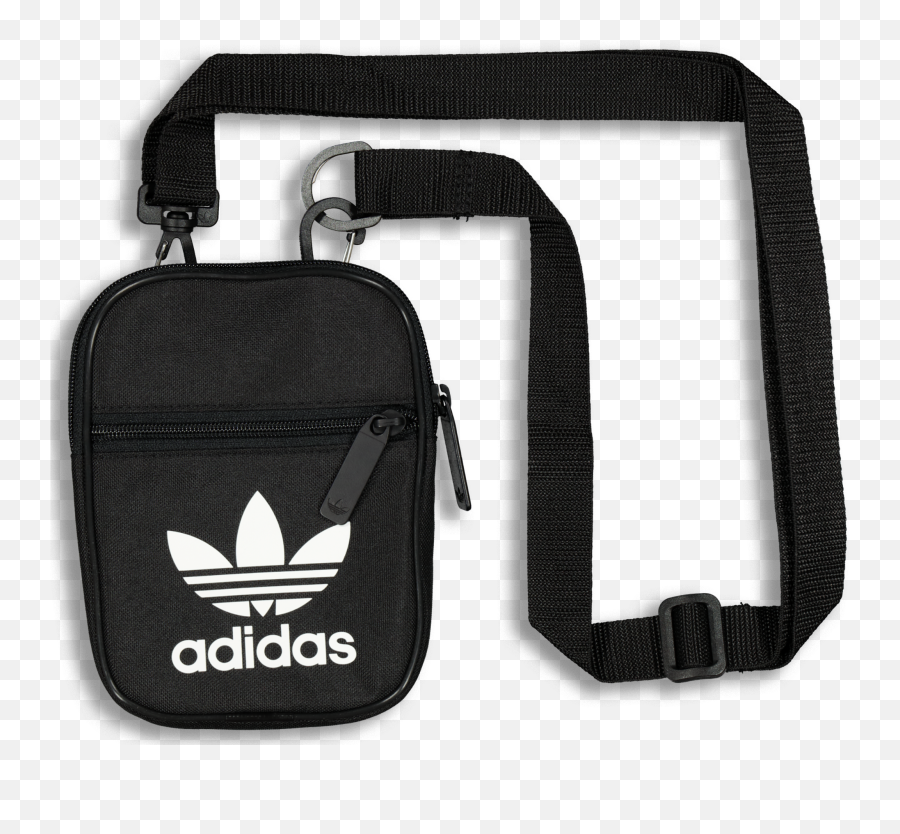 Adidas Trefoil Festival Bag Black - Adidas Png,Adidas Leaf Logo