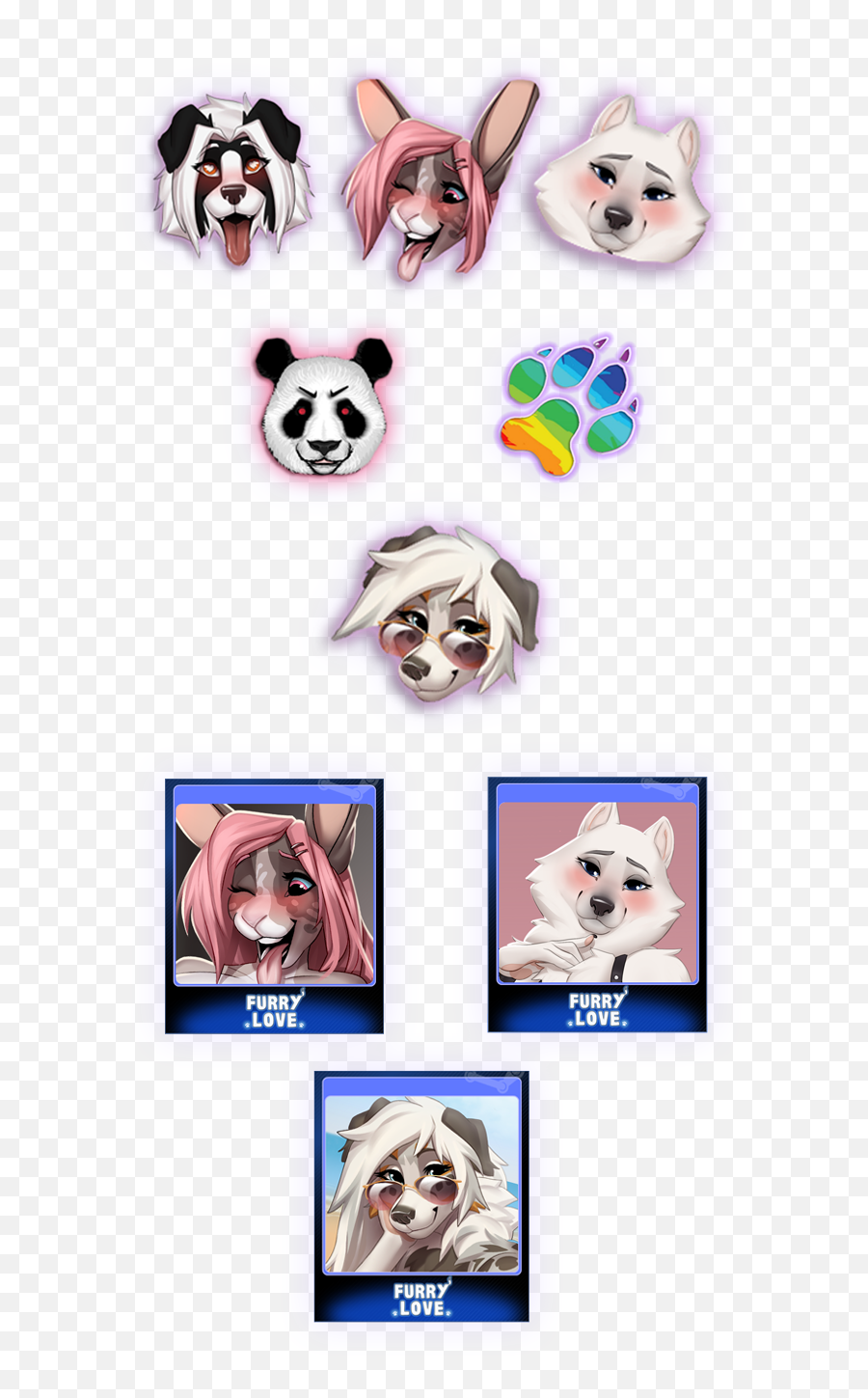 Furry Love - Trading Cards U0026 Emoticons U0026 Badges U0026 Bgs Furry Love  Game Steam Png,Furry Png - free transparent png images - pngaaa.com