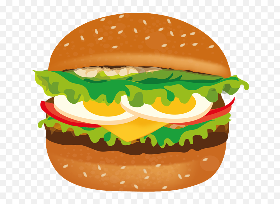Free Hamburger Cliparts Transparent - Humburger Clipart Png,Hamburgers Png