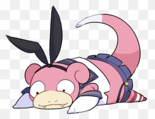 Pink Mammal Vertebrate Cartoon Nose - Slowpoke Shimakaze Png,Slowpoke Png