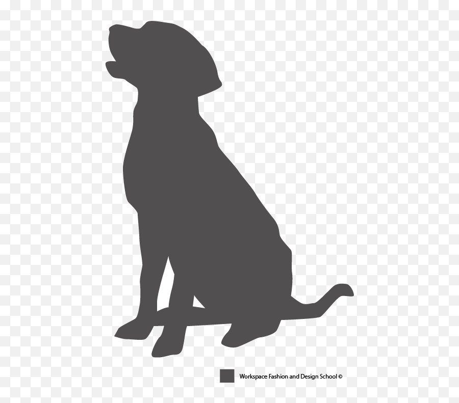 Download Dog Sitting Silhouette Png - Dog Sitting Silhouette Vector,Dog Sitting Png