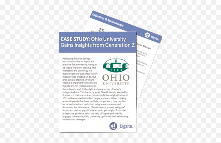 Ohio University Case Study - Flyer Png,Ohio Png