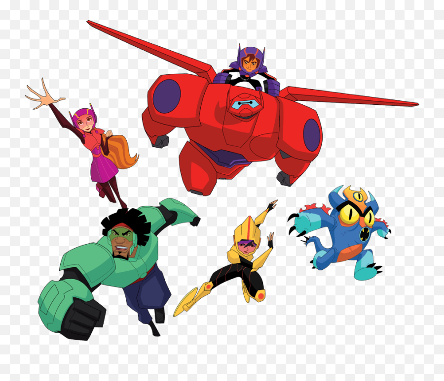 The Series Toys - Big Hero 6 The Series Heroes Png,Baymax Png