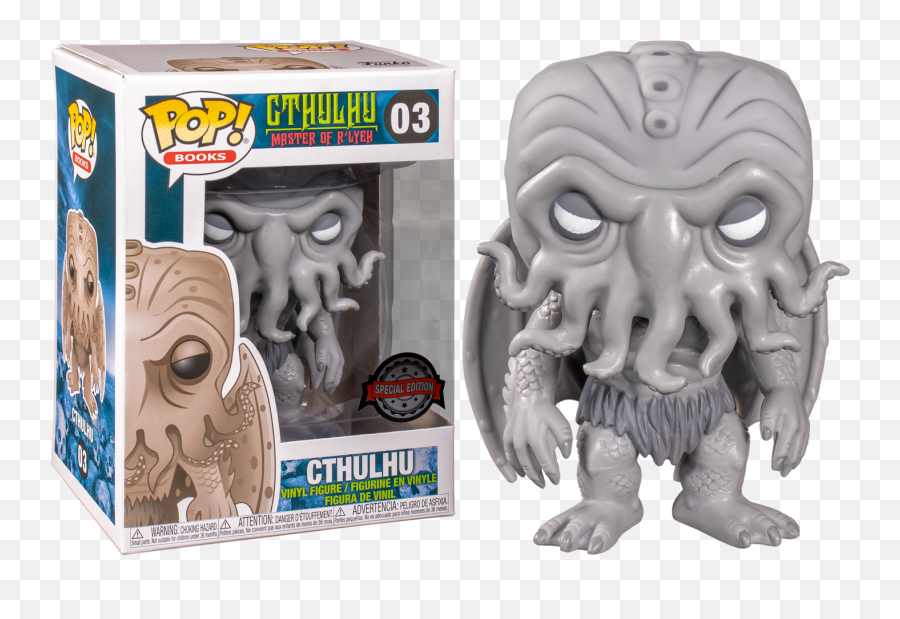 Lovecraft Cthulhu Funko Pop Books Hp - Funko Pop Hp Lovecraft Png,Cthulhu Transparent