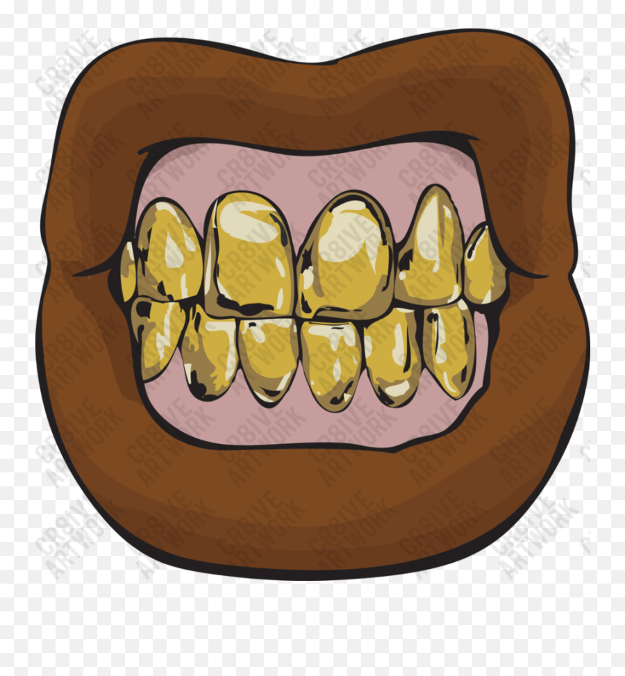 Download Teeth Grill Png Clip Art Library - Lips Mouth With Grill Png,Monster Teeth Png