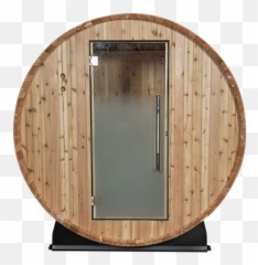 Barrel Sauna Doors - Solid png