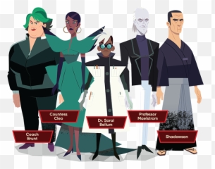Characters And Videos - Carmen Sandiego Characters Png,Carmen Sandiego Logo